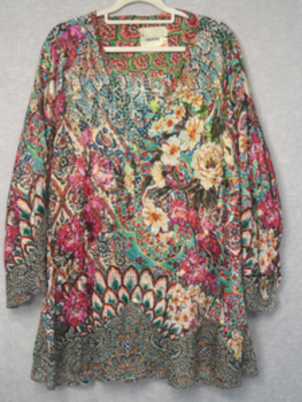 Lula Life top blouse shirt XS floral lovely! comfy!